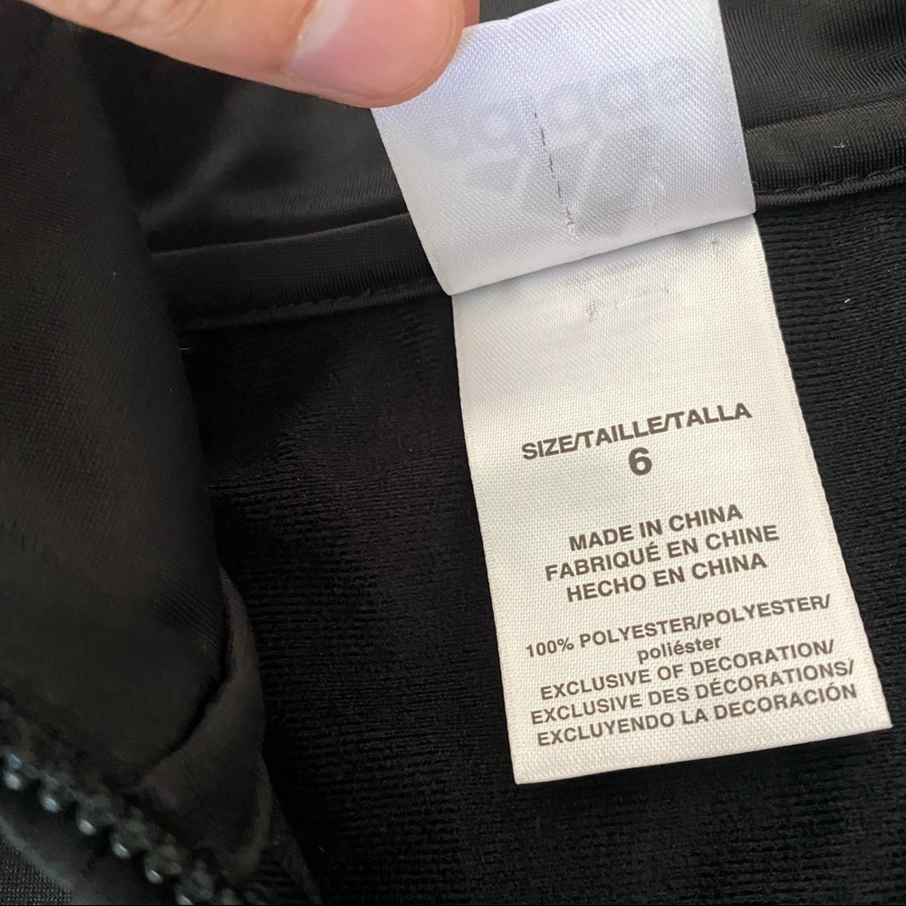 Boys Adidas Full-Zip Black & White Track Jacket - Picture 8 of 14